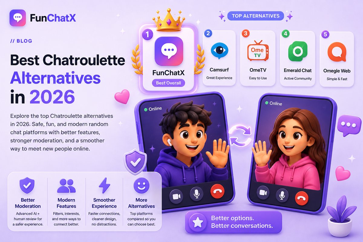 Best Chatroulette alternatives in 2026, ranked