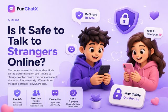 Is it safe to talk to strangers online